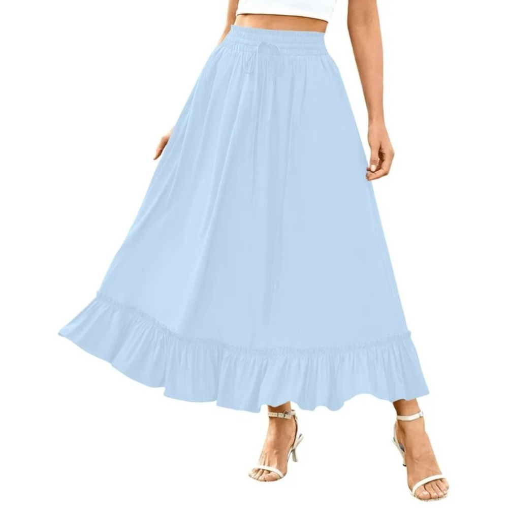 NWT Light Blue Maxi Skirt